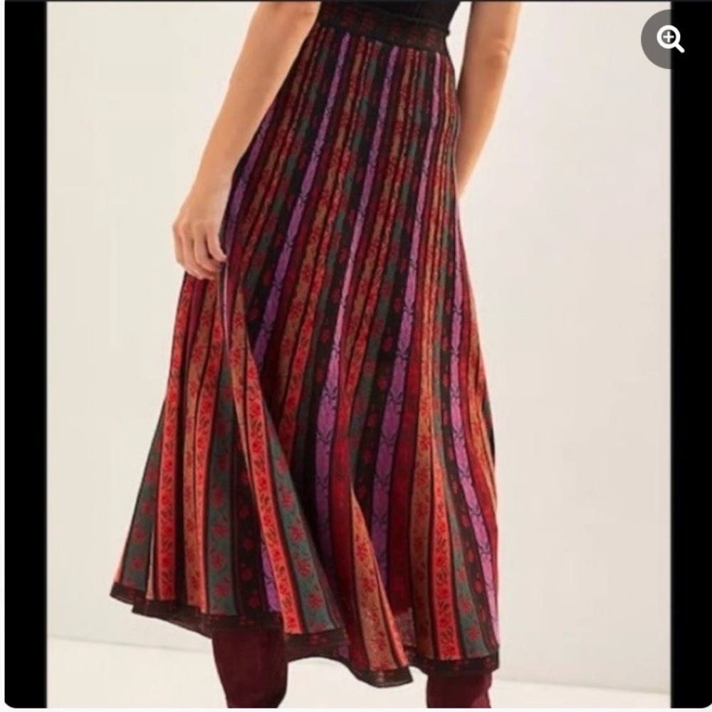 NEW Anthropologie Cecilia Prado Knit Sweater Skirt, Sz L - Picture 2 of 8